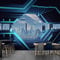 3D Dreidimensionales Raumschiff Raumkapsel Tapete Weltraum Erweiterung Sci-Fi Hintergrund Wand Cyber Cafe Ktv 3d Tapete Vlies Effekt TV Die Fototapete Wandbild Wohnzimmer Schlafzimmer-150cm×105cm
