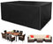 Funshot Schutzhülle Gartenmöbel 280x204x90CM, Gartenmöbel Abdeckung Wasserdicht, 420d Oxford-Gewebe, Abdeckplane für Gartentische, Loungemöbel, Terrassenmöbel, Rattanmöbel, Rechteckig