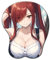 PUrar Fairy Tail Erza Scarlet 3D Tapis de Souris, Repose-Poignet Doux, Tapis de Souris de Dessin animé, Ergonomique Tapis de Souris