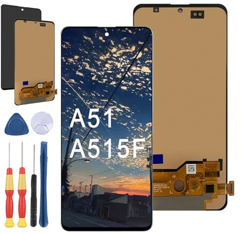 Yuxyiony Écran de remplacement pour Samsung Galaxy A51 A515F SM-A515F/DS A515F/DS LCD Display Repair Screen and Replacement Tool Accessories
