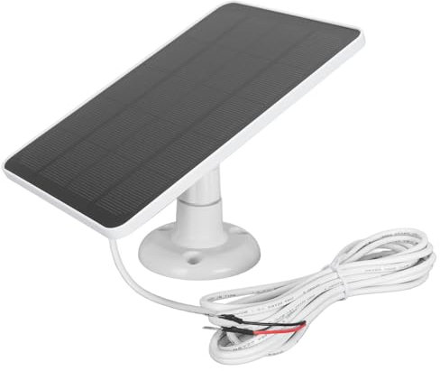 ciciglow Solar Panel Camera Charger, IP66 Waterproof, 10W, 9.8ft USB Cable, Compatible with Nest, Doorbell 2K, 2, 3, 3+, 4 Plus