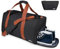 Fresion Kleine Reisetasche Damen, Sporttasche mit Schuhfach& Nassfach, Fitness Tasche Herren,Saunatasche,Weekender Travel Bag Kliniktasche Geburt, Handgepäck Tasche für Flugzeug Reisen Gym(schwarz)