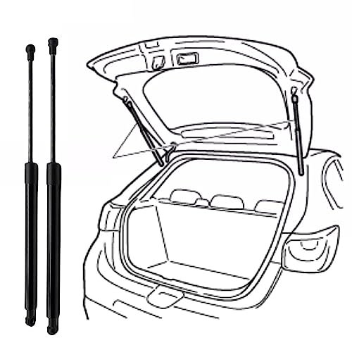 2pcs Tailgate Boot Gas Spring for Dacia Duster (HS) 2010-2018(OEM:654712943)-58.9cm, Trunk Gas Support Struts Lift Shock Absorber Car Springs Lifter Kit