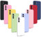 9X Cover per Samsung Galaxy A55 5G, Custodie Morbido Silicone Case Tinta Unita Ultra Sottile TPU Flessibile Gomma Protezione Posteriore Antiscivolo Protettiva Skin Caso, 9 Colori