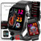 Smartwatch 𝐛𝐥𝐮𝐭𝐳𝐮𝐜𝐤𝐞𝐫𝐛𝐥𝐮𝐭𝐳𝐮𝐜𝐤𝐞𝐫𝐦𝐞𝐬𝐬𝐮𝐧𝐠𝐄𝐂𝐆,𝐃𝐢𝐚𝐛𝐞𝐭𝐞𝐬 Smartwatch Mit Bluetooth-Anrufe,aktivitätstracker Mit Blutfette Harnsäure Blutdruck Monitor , black silicone