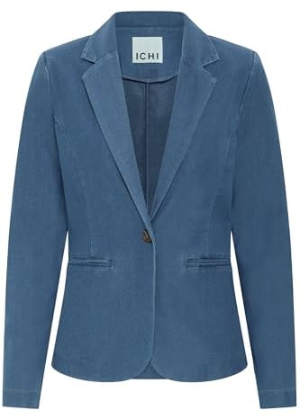 ICHI IHKATE Damen Blazer Longblazer/Kurzblazer Jacke Regular fit
