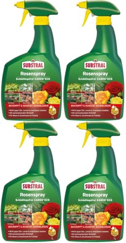 4 X 1L Substral®Rosenspray Schädlingsfrei Careo Eco