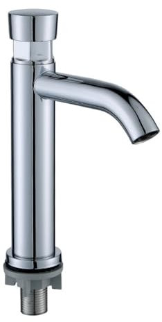 Robinet économiseur d'eau plaqué robinet doseur à fermeture automatique robinet temporisé public robinets à bouton poussoir for cuisine à domicile, salle de bain, hôtel(B)