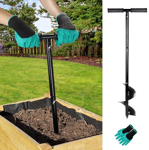 Compost Aerator Tool Turner and Mixing Tool for Outdoor Compost Tumbler Bins Bags, Composting Accessories