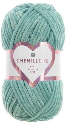 Rico Design Chenillove, Häkelwolle Strickgarn, hochwertige Chenille Wolle zum stricken und häkeln