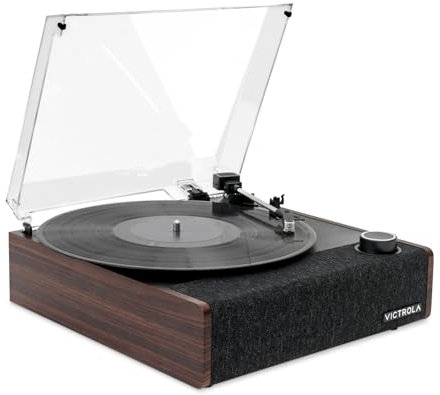 Victrola VTA-74-ESP Eastwood II Turntable - Dual Bluetooth - 3 Speed - Built-in Speaker (Espresso)