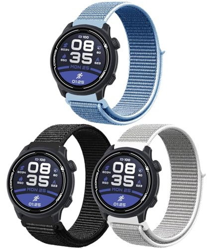 Harikiri 22mm Nylon Armband mit COROS PACE 3 / COROS APEX 2 PRO/COROS APEX PRO/COROS APEX 46mm für Männer und Frauen
