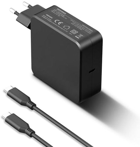 NEEWER PD 100W USB C Ladegerät mit 100W USB C Schnellladekabel, GaN Schnellladegerät AC Netzteil für NEEWER HB80C HS60B HS60C Videoleuchten V Mount Akkus NP-F Ladegeräte, PD200W0500G4E