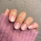 KQueenest Ombre Press on Nails Short Square, French Tip False Nails Short Coffin, Gradient Pink Fake Nails Press ons, Perfectly Fit, Reusable Gel Stick on Nail for Women Daily Wear 24 Pcs