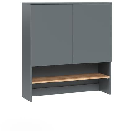 Vicco Mobile lavatrice Viktor, Antracite/quercia dorata, 93.6 x 100.4 cm