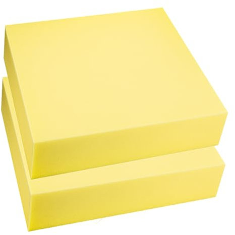Yuly Mousse de Rembourrage,Épaisseur 3/5/8/10/15cm,Facile à Couper,Coussin de Remplacement en Mousse à Mémoire de Forme pour Canapé,Chaise,Matelas,Taille Personnalisable
