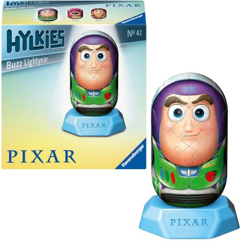 Ravensburger Hylkies No.42 Toy Story 5 Buzz Lightyear 3D Puzzle – 54 Piece Collectible Mini Figure Toy for Kids – Premium Quality