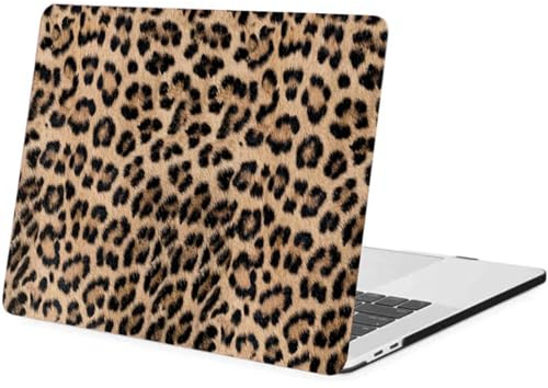 FFBOFFC Hülle Kompatibel mit MacBook Pro 13 Zoll 2020 2019 2018 2017 2016 Freisetzung A2338 A2289 A2251 A2159 A1989 A1708 A1706 M2 M1 Chip, Kunststoff Harte Schutzend Case, 3234 Leopardenmuster