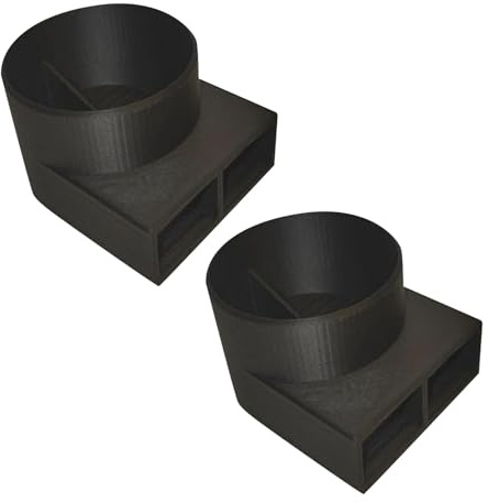Lüftungsumlenker Wohnmobil Luftausströmer für Truma Heizung,Luftlenker Aufsatz Passend für Truma & Webasto Heizung,90° Luftstrom Umlenker,ASA Material,55mm Durchmesser,Wohnmobil Zubehör RV (A-2pcs)