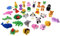 JZK 32x Abnehmbar klein Radiergummi Mini Tier Radiergummi Satz Kinder Spielzeug Geschenk für Geburtstag Party Festival Büro Schule Schreibwaren