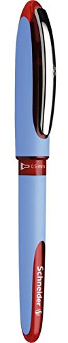 Schneider 5 Stück Tintenroller, One Hybrid N pte Nadel 05 rot