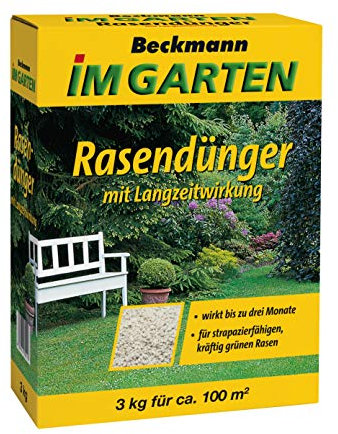 Beckmann Rasendünger 20+5+8 Mit Langzeitwirkung, 3 Kg