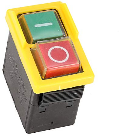 HonFitat Kjd 6 Interruttore di Ricambio Universale Interruttore Nvr 250V 4A Interruttore di Arresto di Emergenza