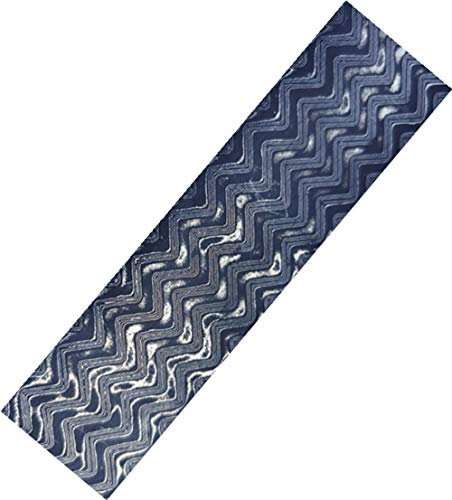 Aibote Handmade Damascus Stainless Steel Bar Wave Pattern Thomas Process Blank Blade Billet for Knife Custom Making|Jewelry Making|Cutlery Making(8.7x1.18x0.118)