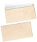 Briefumschläge Holz braun beige für Briefe Einladungen Hochzeit Geburtstag DIN lang-Format (25 Umschläge)