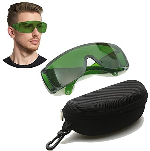 ZBJBinCH Laser Goggle Filter Light Safety Glasses Industrial Protective Eyewear with Glasses Case for Laser Beauty, Industrial Cutting