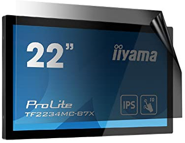 Celicious Privacy Lite 2-Way Anti-Glare Anti-Spy Filter Screen Protector Film Compatible with iiYama ProLite 22 (TF2234MC-B7X)