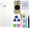 Perzework OEM Ersatz-Rückglas für iPhone 12 Pro, 15,5 cm (6,1 Zoll), mit Reparatur-Toolkit (Silber)
