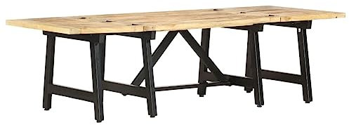 vidaXL Mangoholz Massiv Couchtisch Ausziehbar Beistelltisch Wohnzimmertisch Sofatisch Kaffeetisch Teetisch Ausziehtisch 160x70x45cm