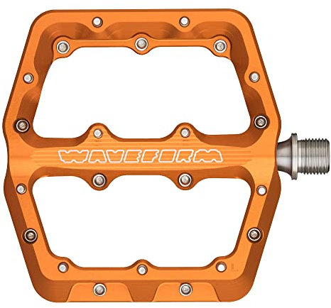 Waveform Aluminium-Pedale, groß, Schwarz (Orange, L)