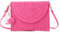 Syrads Sac à main d'embrayage de soirée en paille pour femme Sac à main de plage d'été Sac d'enveloppe tissé en paille,Rose rouge C