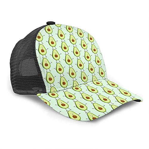 Oaieltj Unisex Baseballkappe Herren Damen Junge Mädchen Mode 3D Gedruckt Baseball Kappe Verstellbare Papa Hut, Süßer Avocado, One size