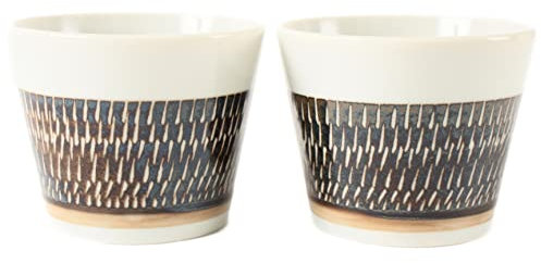 Mino ware STY002 Sobachoko Teetasse aus japanischer Keramik, hergestellt in Japan, rostbraun