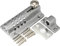 Cyrmiug® Verrou de porte à combinaison haute sécurité à 4 chiffres pour abris de jardin, renforcement de maison, granges, clôtures, sécurité enfants, armoires, ateliers