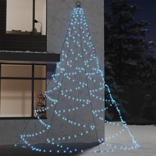vidaXL LED-Wandbaum mit Metallhaken 720 LED Kaltweiß 5m Indoor Outdoor