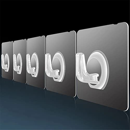 PACUM Heizung Transparenter Wandhaken Starker selbstklebender Tür-Wandaufhänger Haken Saugnapf Schwerlastregal Tassensauger für die Küche vision