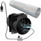 Blogiiup Portable Extractor Fan with 1m Duct Hose USB Adjustable DIY Ventilation Fan Motor Exhaust FanFor Effective Smoke And Dust Extraction Usb Fan