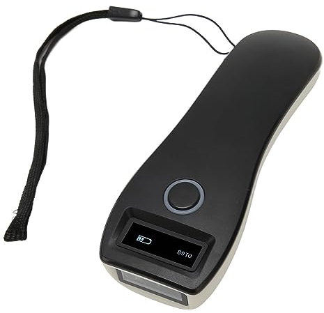 Handheld-Barcode-Scanner, 900K Speicher Drahtloser Barcode-Leser, QR-Code-Scanner mit HD-Kamera für EAN 13, Code 128, QR-Code, 1D und 2D usw. 300.000 PX CMOS-Sensor