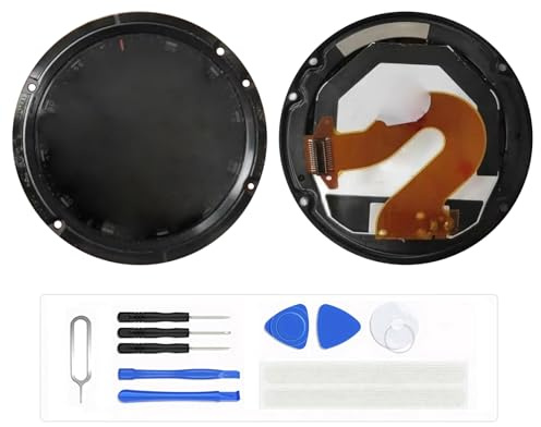 Generische LCD Display für Garmin Fenix 5 Plus Ersatz Display LCD Touchscreen Digitizer Bildschirm Glas (Mit schwarzem Rand)
