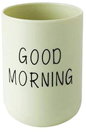 Today'S Deals Of The Day Good Morning Toothbrush Holder, Home Travel Bathroom Toothbrush Cup Toothpaste Holder, Portable Toilet Cup, Toothbrush Storage, For Bathroom, Simple Cup Bathroom Glass&Bottle