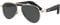 GetD AI Smart Bluetooth Sunglasses for Men and Women, Voice Control and Open Ear Style Smart Glasses Listen Music and Calls with Speakers IPX4 Waterproof Detachable Aviator Nylon Audio Glasses