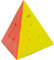 Bukefuno QY Toys Pyramid 4x4 Zauberwürfel stickerlos, MoFangGe 4x4x4 Pyraminx Puzzle Magic Würfel, Speed Würfel
