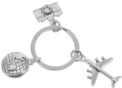 CHILDWEET Reiseschlüsselketten Telefonschlüsselketten Schlüsselhalter Wandmontage Abzeichen Reisende Schmuck Keychain Süße Cartoon Schlüsselbund Orbit Key Retractable Display Halter Ringe