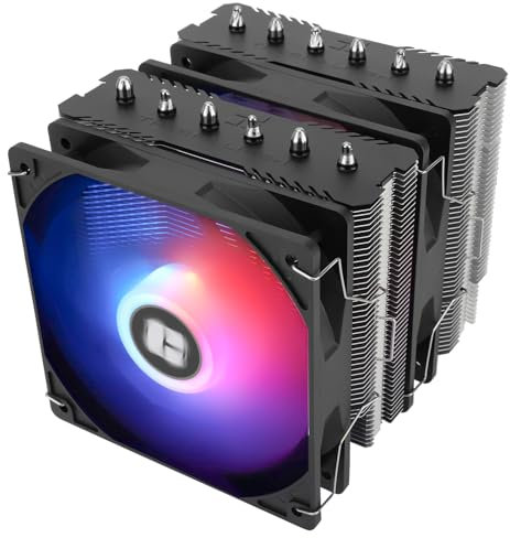 TR-Peerless Assassin 120 SE ARGB CPU Air Cooler, 6 Heat Pipes Dual Towers Cooler, with Dual TL-C12C-S PWM Fans, 1550RPM Speed, Desktop PC Cooler for Intel LGA 1700/1150/1151/1200/1851,AMD:AM4 AM5