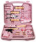 Grenebo 12-teiliges Gartenwerkzeug Set für Frauen, rostfreie & strapazierfähige Gartengeräte mit robustem Transportbehälter, modische & durchdachte Garten Geschenke für Frauen (Rosa)