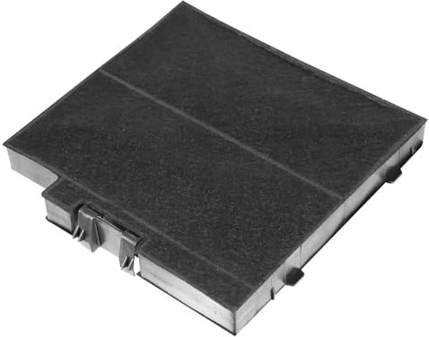 SPARES2GO Carbon Filter for Bosch Cooker Hood Extractor Vent 11022296 DWZ0DX0A0 (215mm x 210mm x 25mm)